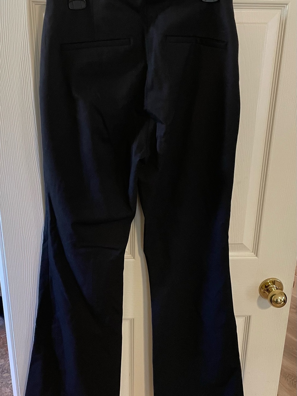 Abercrombie & Fitch Black Boot Cut Dress Pants